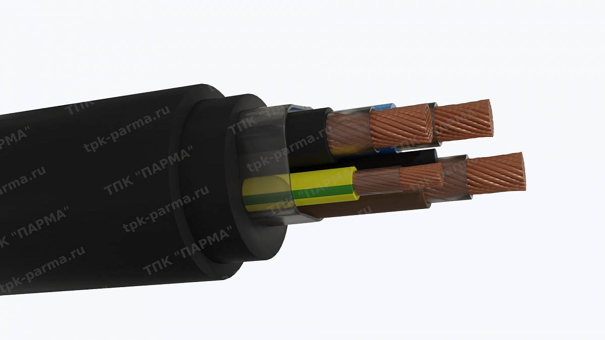 Фотография провода Кабель КПГС-ХЛ 3х120+1х35+1х16