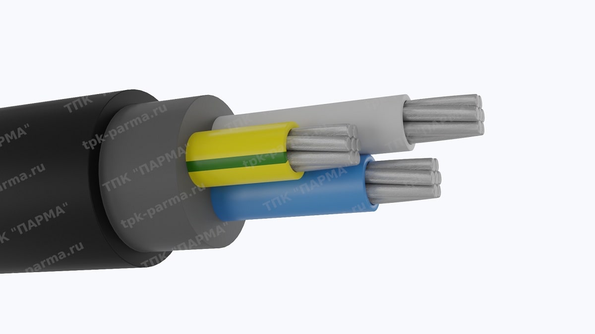 Фотография провода Кабель АПвВГнг(A) 3х2,5 - 1кВ