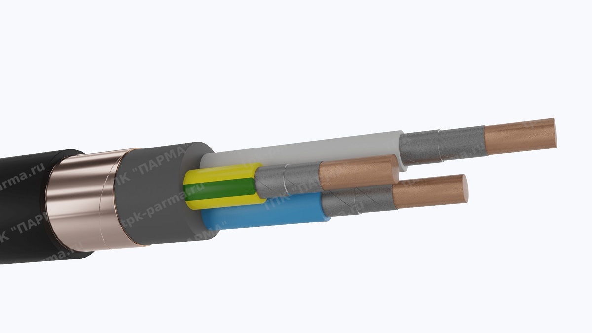 Фотография провода Кабель ПвПГнг(A)-HF 3х25 - 1кВ